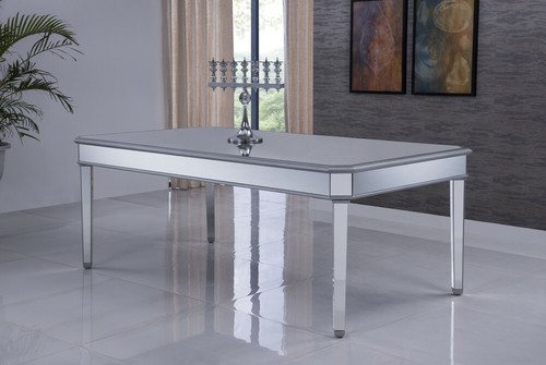 Mirrored large table rectangle - mirrored,